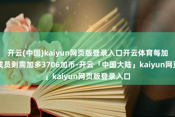 开云(中国)kaiyun网页版登录入口开云体育每加多一个家庭成员则需加多3706加币-开云「中国大陆」kaiyun网页版登录入口